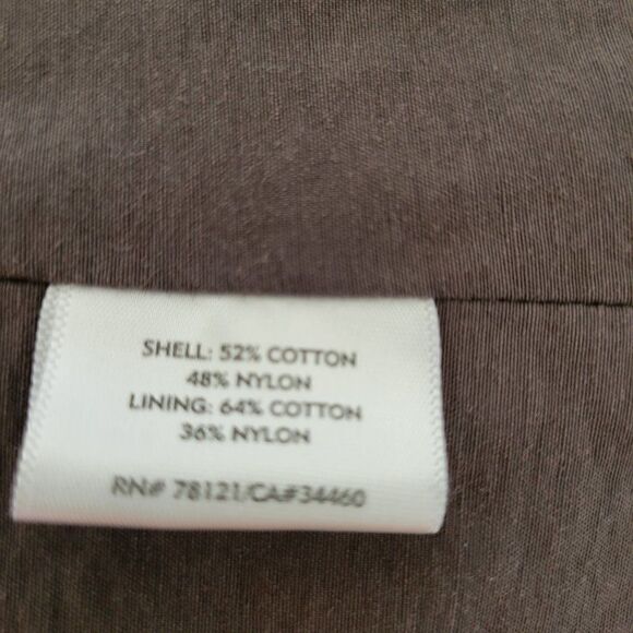 Eileen Fisher Olive Green coat/Jacket front zip & pockets size M - Picture 7 of 10